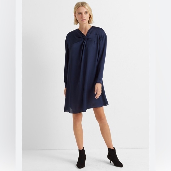 Bnwt CLUB Monaco Frint Twist Yoke Dress - Picture 1 of 12